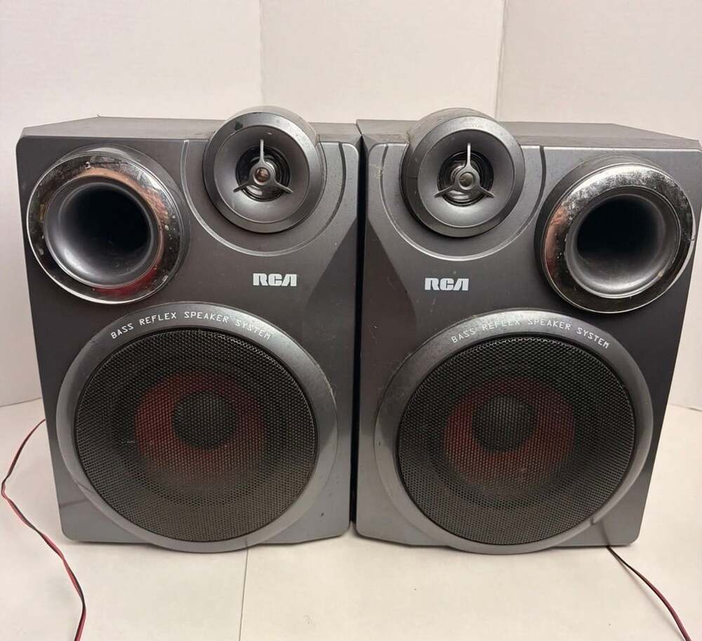 Rca Rs2640 Bass Reflex Speaker System Pair tested working